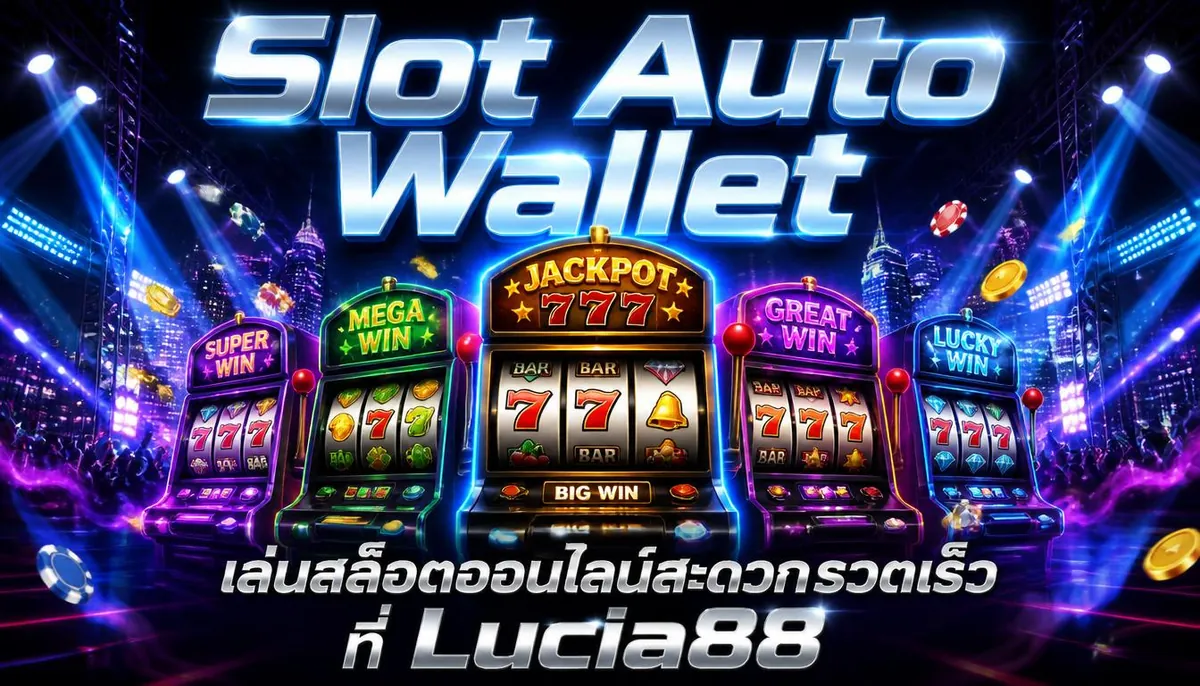 Slot Auto Wallet: เล่นสล็อตออนไลน์สะดวก รวดเร็ว ที่ Lucia88